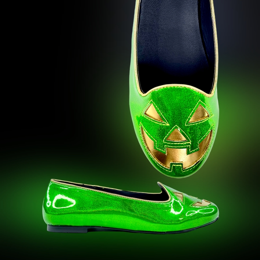 LYDIA JACK GREEN GLITTER/GOLD LIMITED EDITION